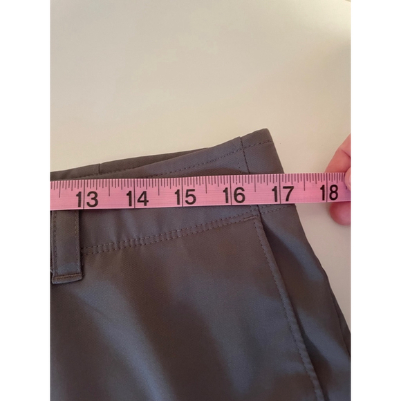 Men’s PGA athletic sports golf shorts, dark gray size 34 - Picture 6 of 7